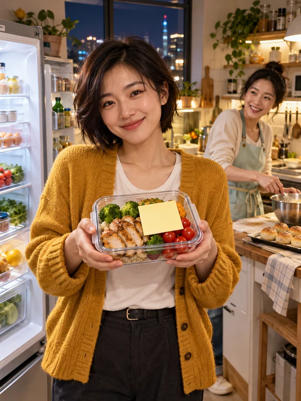 黄豆短剧《合租冰箱的最后一格》